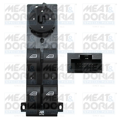 Switch, window regulator